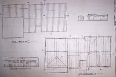 Blueprint example framing details