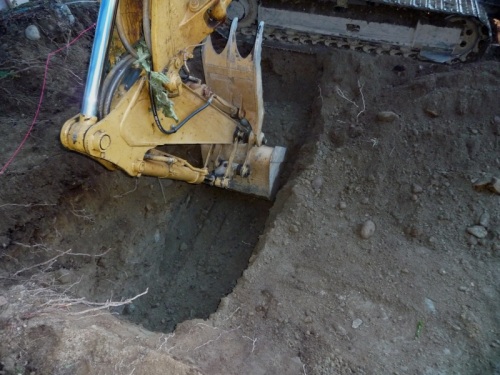 Digging Footing trenches and under slab