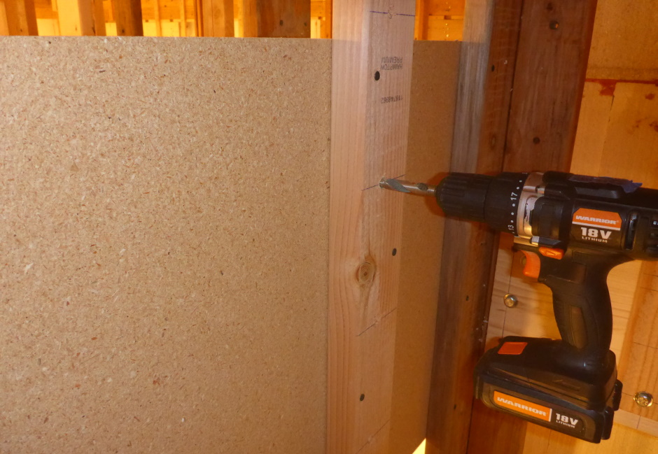 Drill Particleboard After Screwing