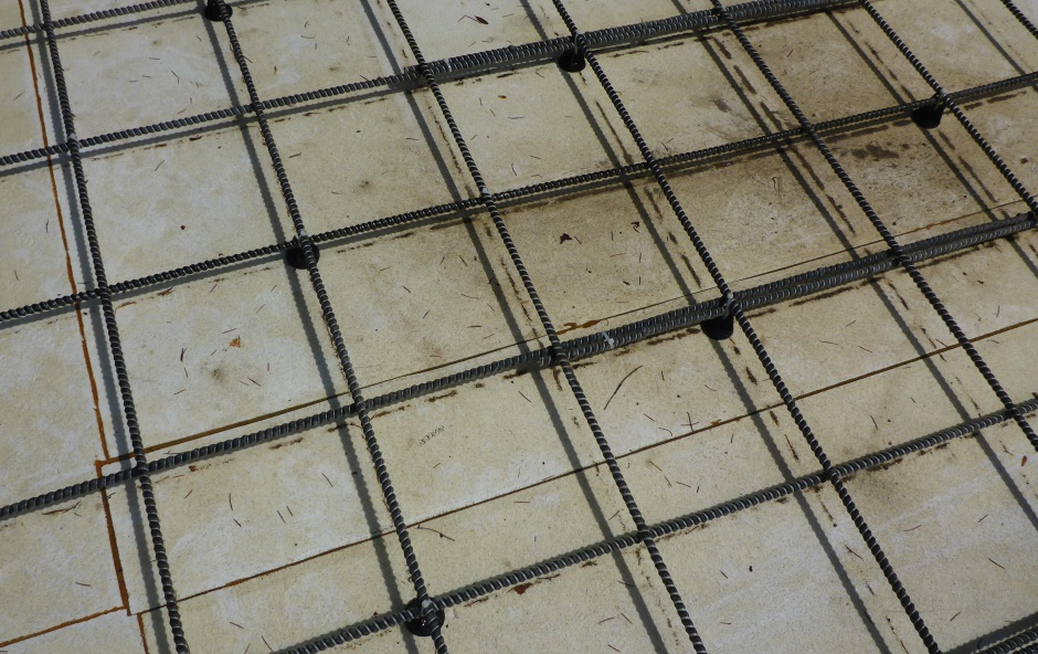 First Layer Slab Rebar On Chairs