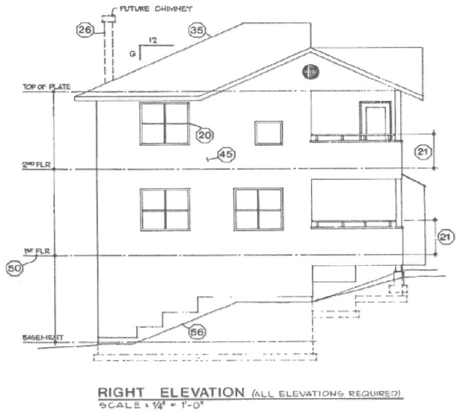 King County example elevation