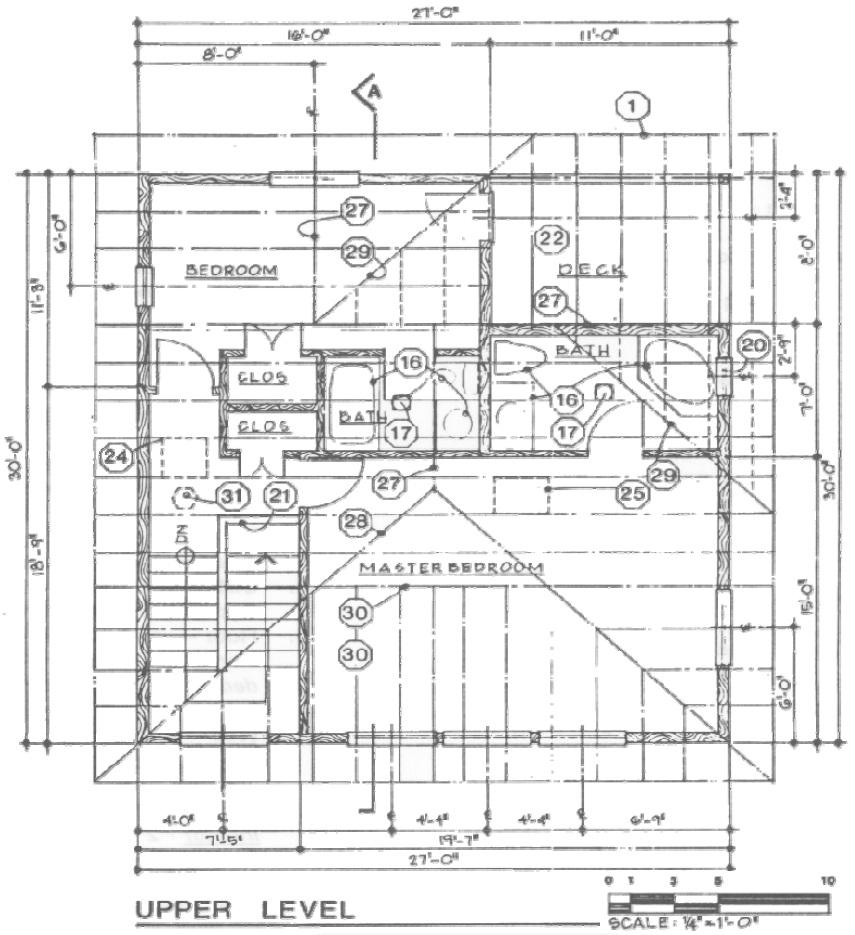 King County floor plan bedroom level