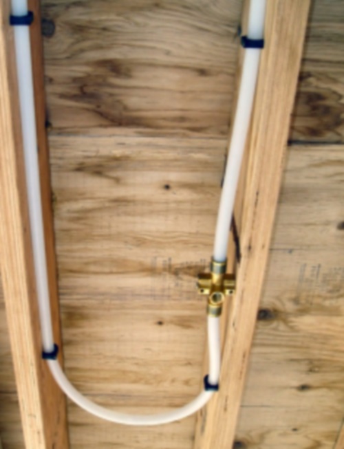 PEX fire piping installation