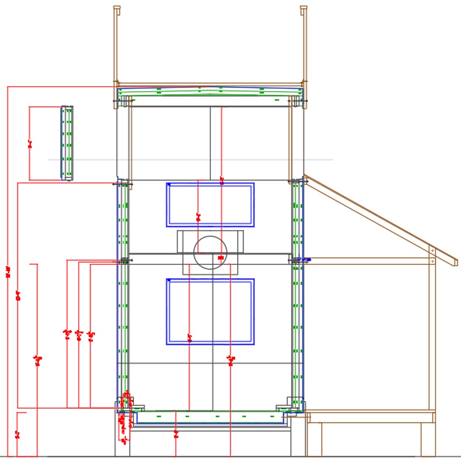 Tiny House Elevation Back