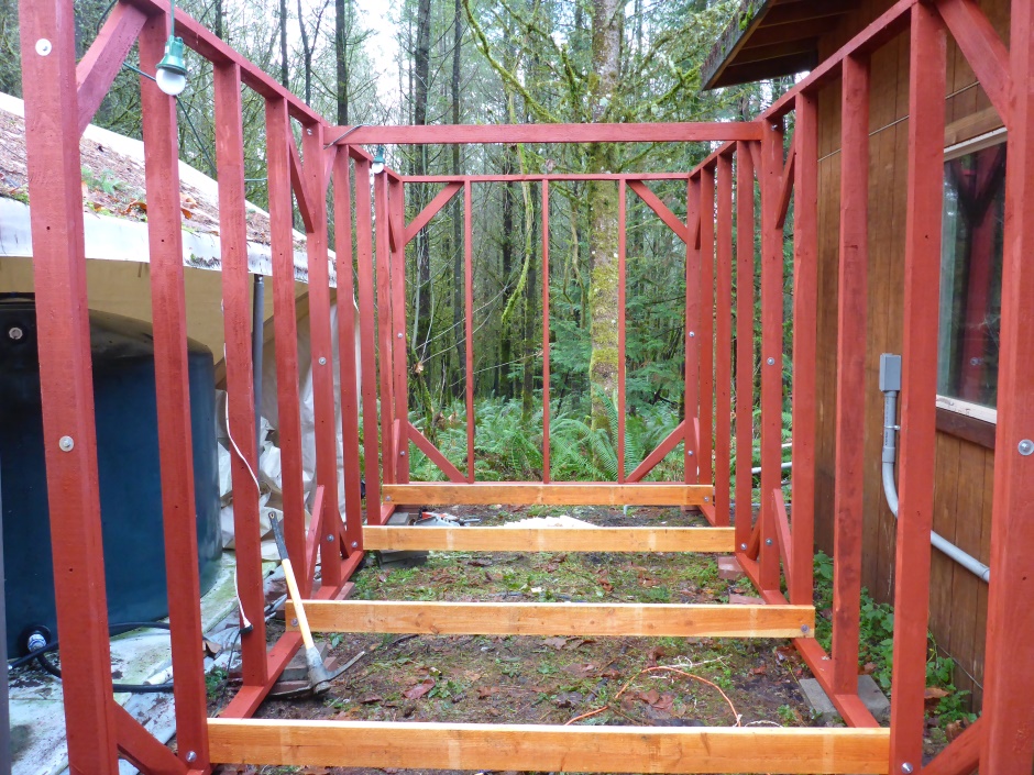 Wood Shed First Floor Beams