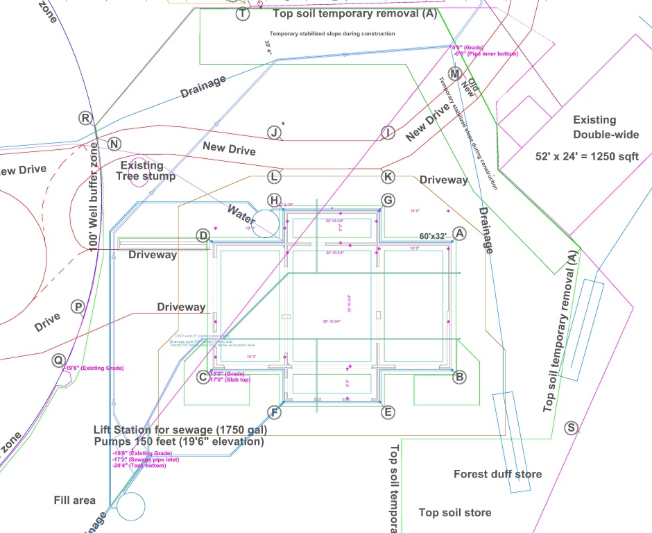 Foundation drawing