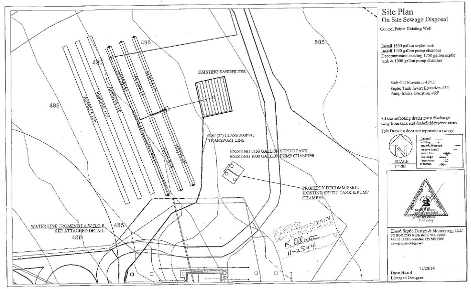 Septic design approval