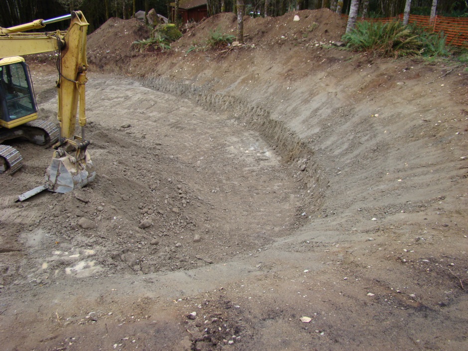 Excavation ring of cut