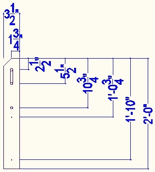 Angle bracing top part