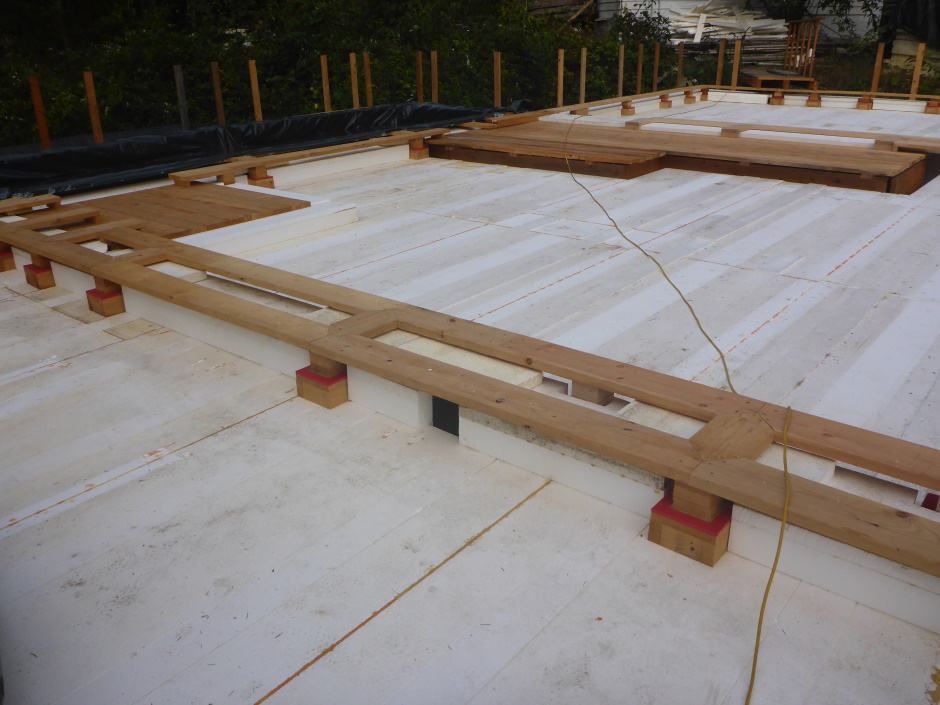 Basement Roof Showing Openings Boarded