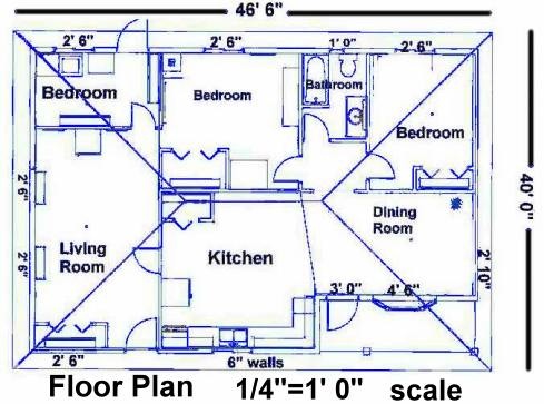 Blueprint example main floor