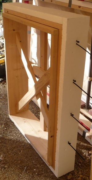 Bucking assembly external side