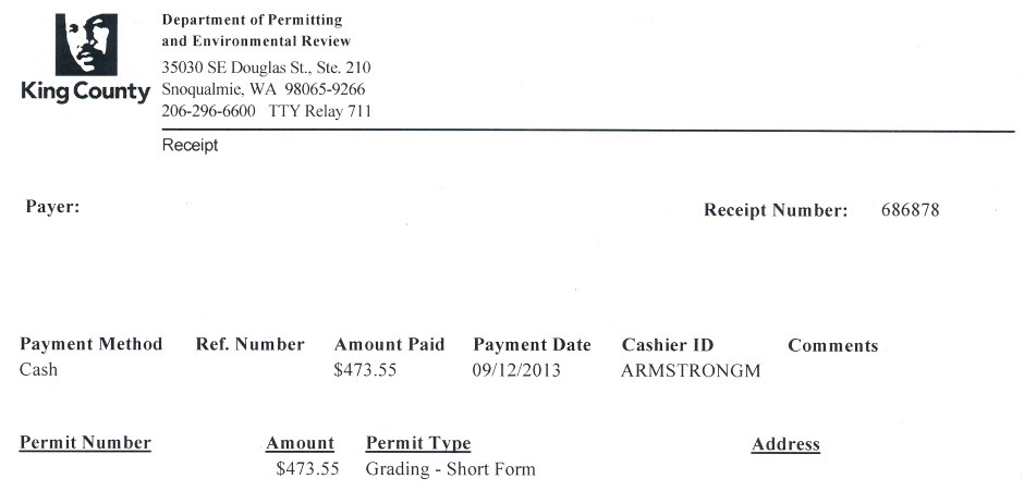 Clearing and Grading Permit