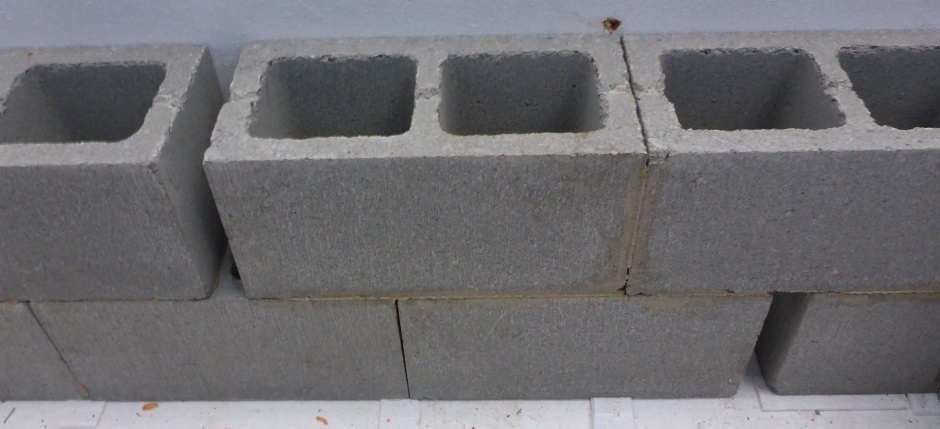 Concrete Block Gaps In Wall