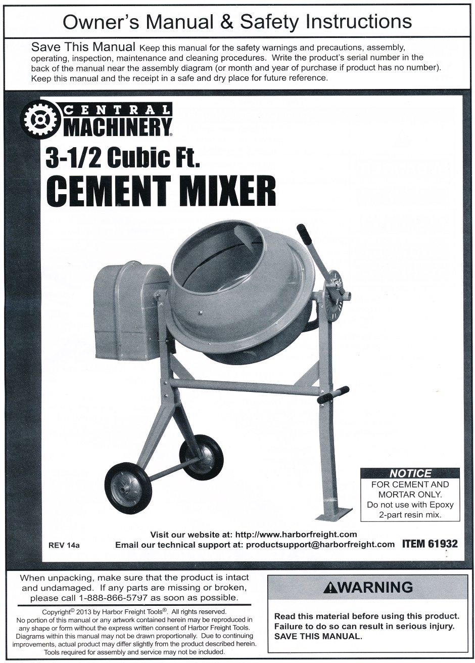 ConcreteMixerManual