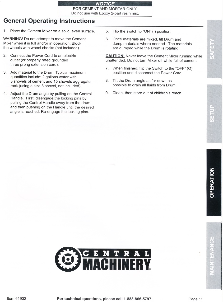 ConcreteMixerManual