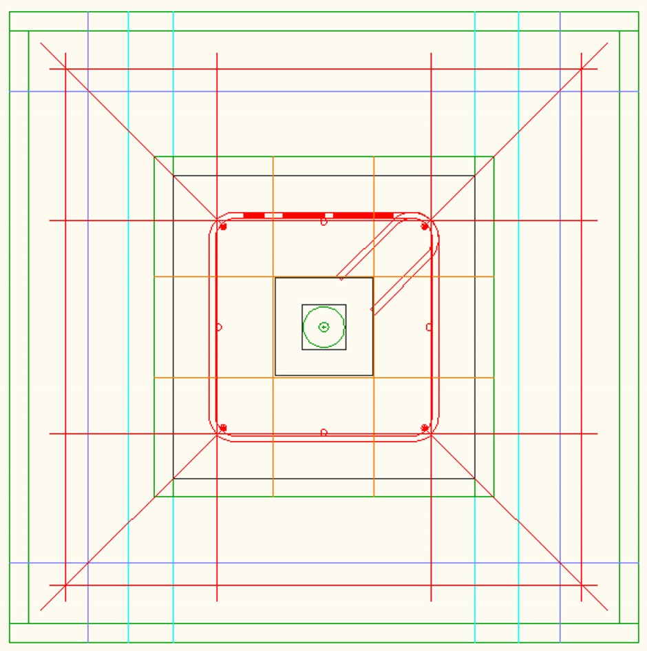 Deck Column Drawing Plan