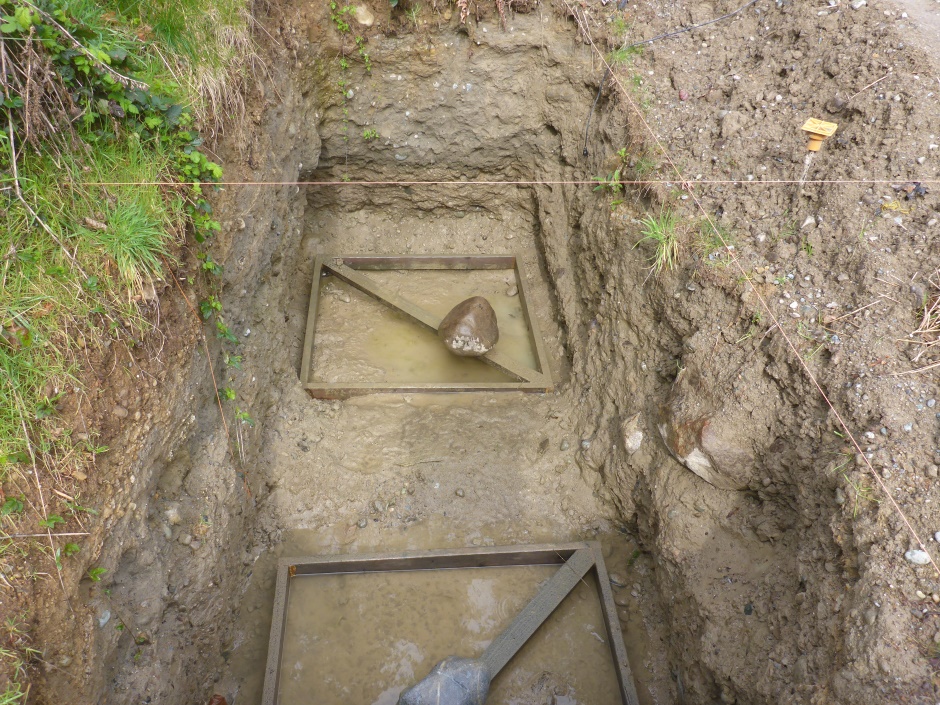 Deck Pillar Foundation Excavation