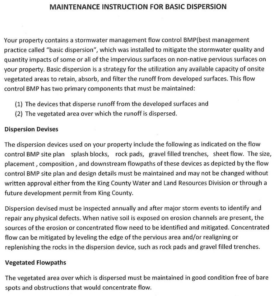 Drainage Plan Approval Covenant