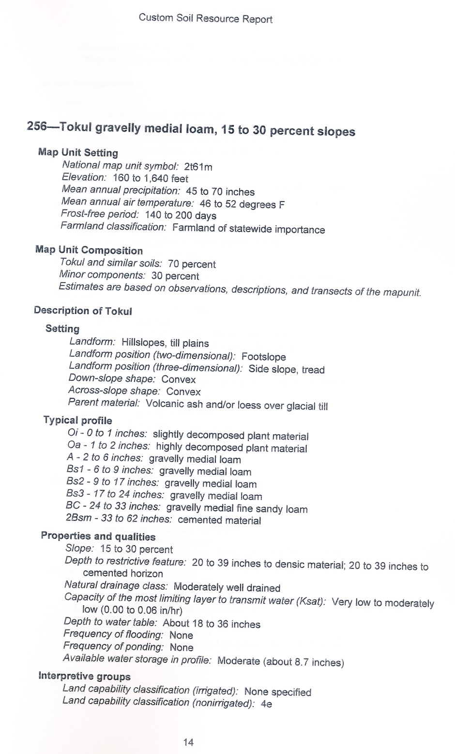 Drainage Plan