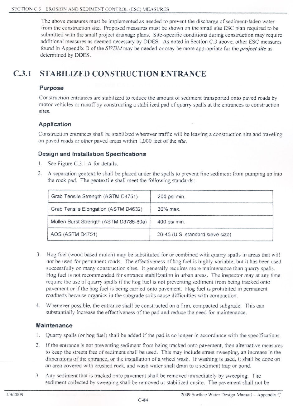 Drainage Plan