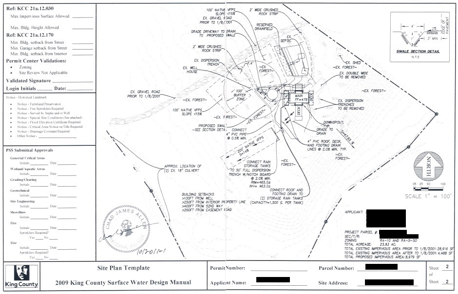 Drainage - Formal Plan