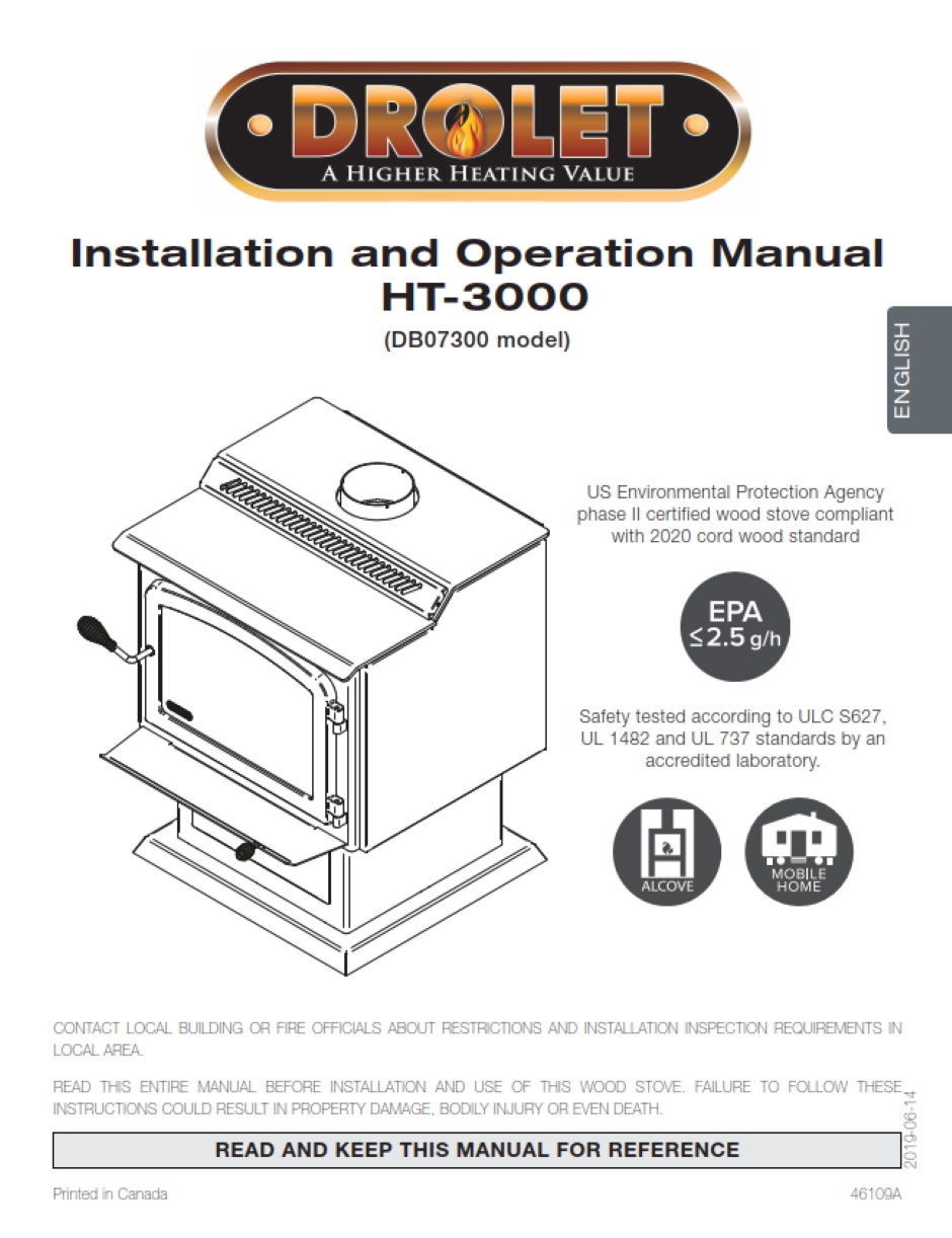 Drolet Ht3000 Manual