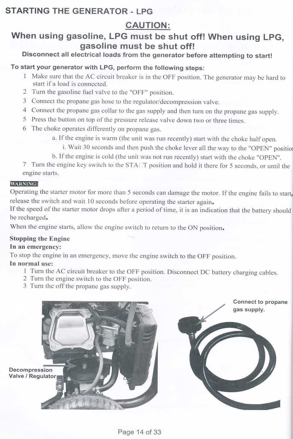 Electrical - Generator