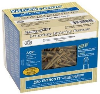 Exterior Screws Phillips 2 Plus