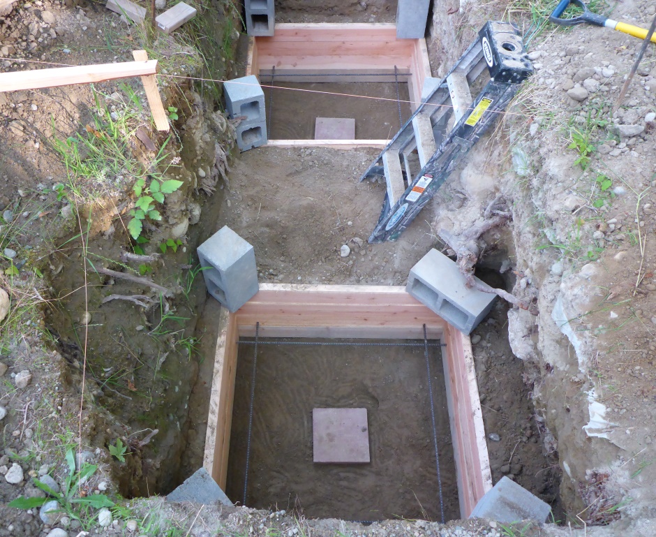 Filled Around Deck Leg Footings