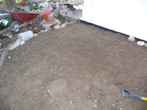 Flat soil for water tank