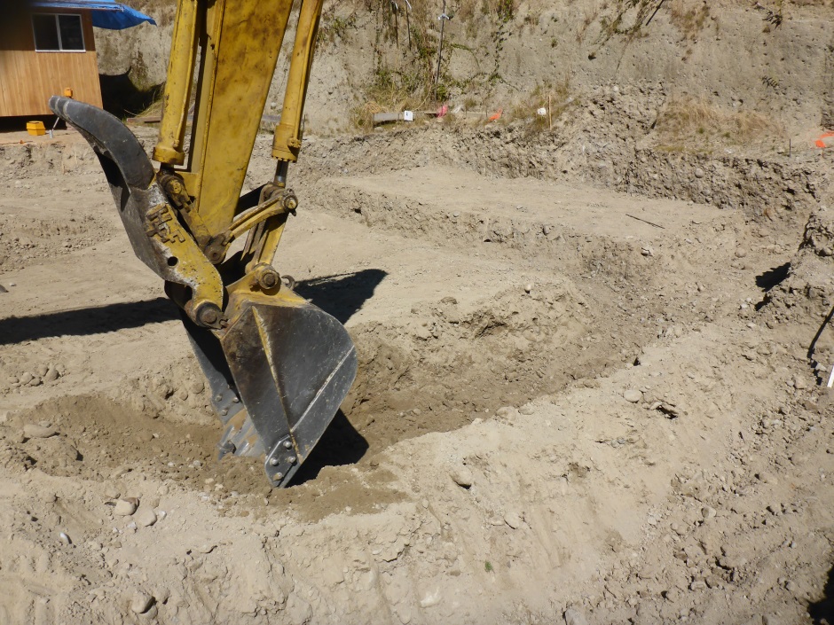 Footing Excavation View To East