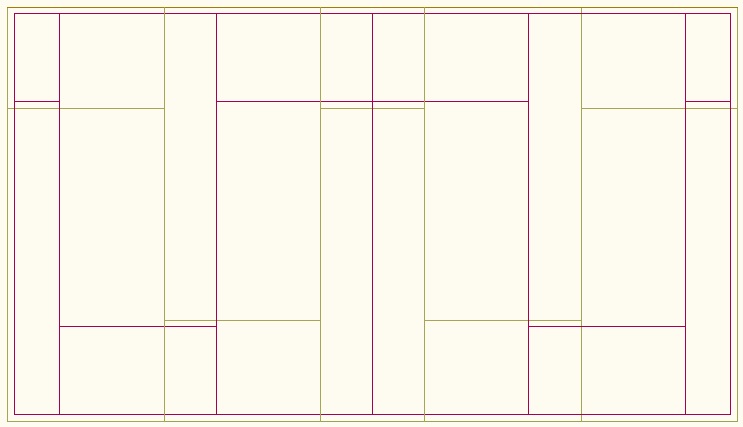 Greenhouse Floor Staggered Eps Drawing