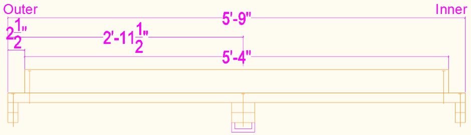 Groove Jig Internal Footing