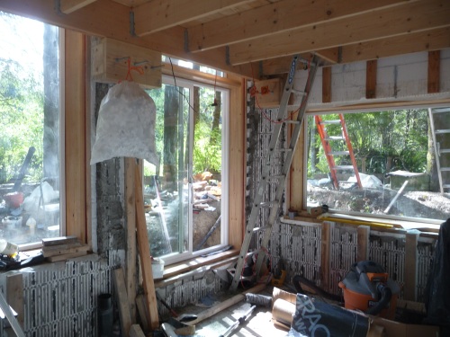 Inside downstairs all windows