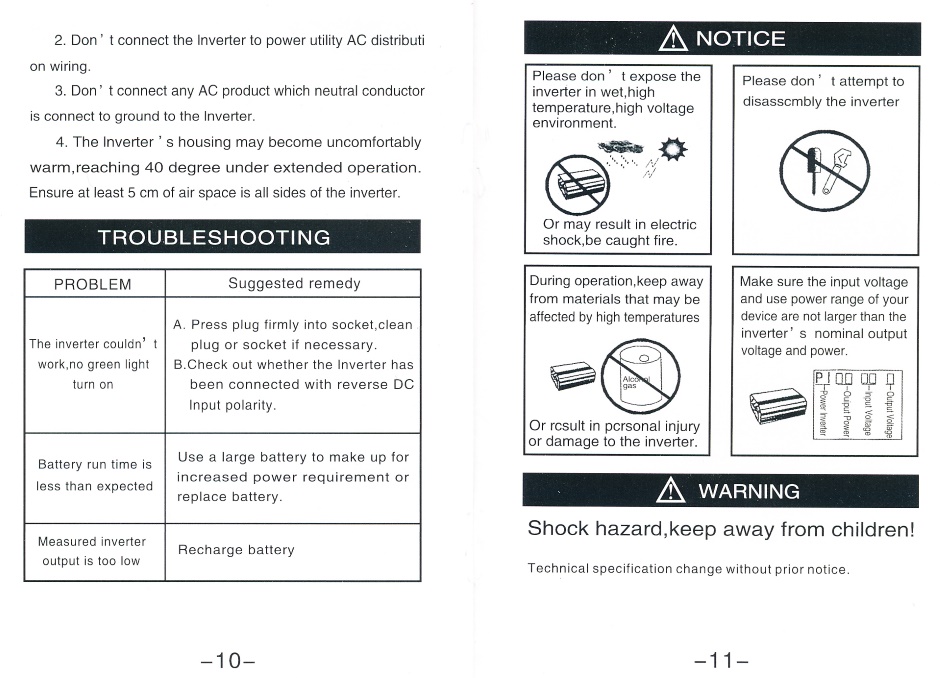 Inverter Manual