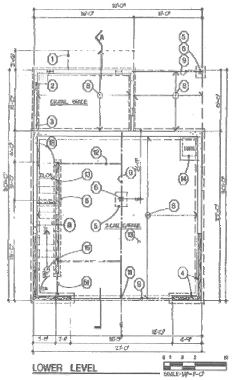 King County floor plan lower level