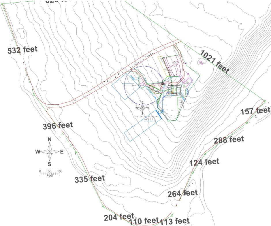 Plot map drawing