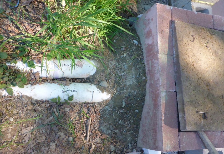 Labelled Pipes Into Drainage Filter