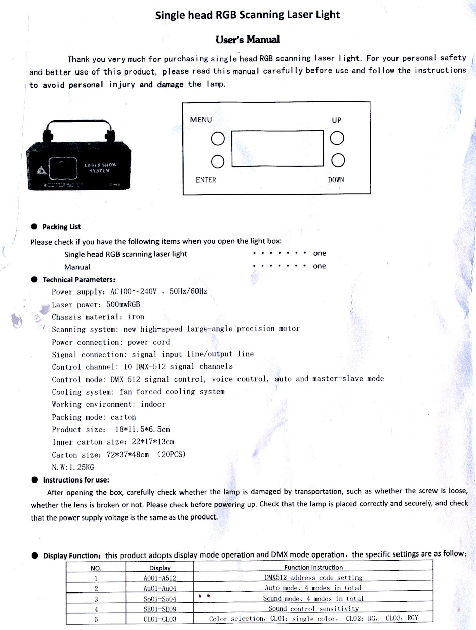 Laser500mW