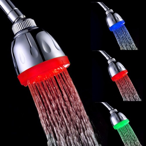 Led Temp Controlled Shower Head