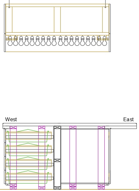 Light Unit Above Kitchen Island