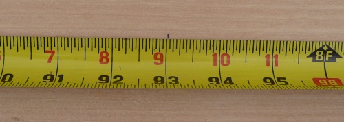 Measure allowing for jigsaw cut width