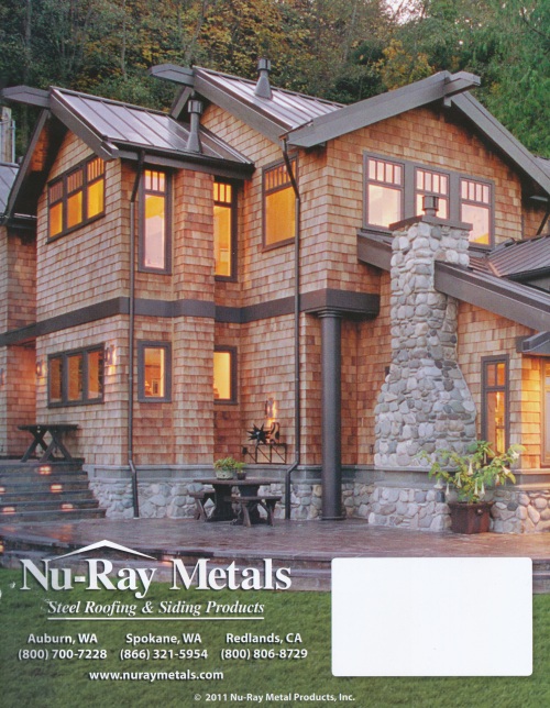 Metal roof Nu-Ray brochure