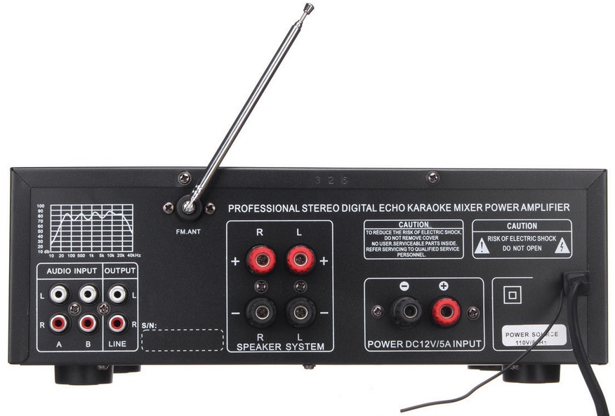 Mixer Amp Rear