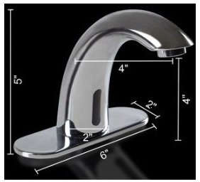 Motion sensor faucet