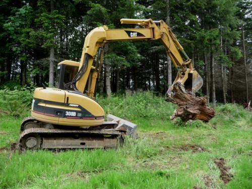 Moving stump