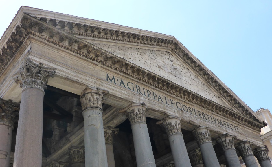Pantheon Rome Portico Top