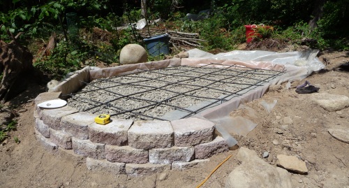 Patio forming