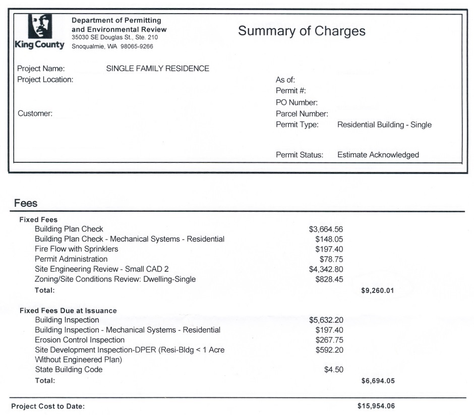 Permit Bill